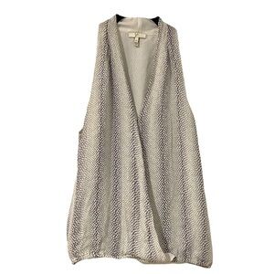 Joie Silk Textured Blouse Sz M